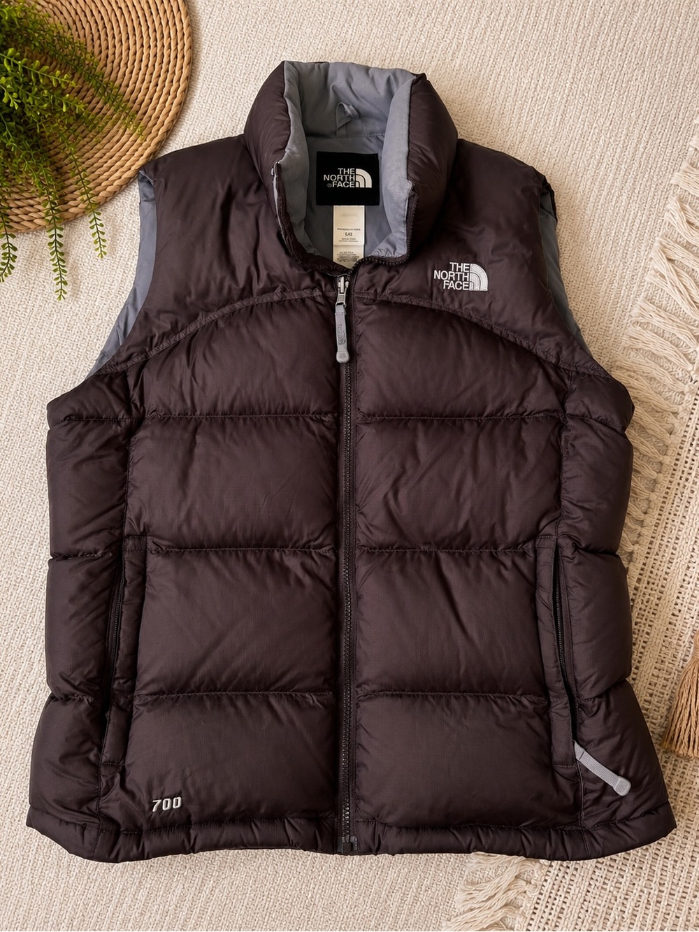 The North Face Women’s Dark Brown 700 Down Puffer Vest